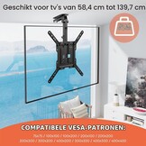 TV Plafondbeugel 23-55" Zwart - 33% Korting