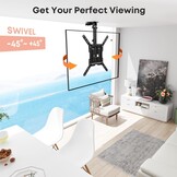 TV Plafondbeugel 23-55" Zwart - 33% Korting