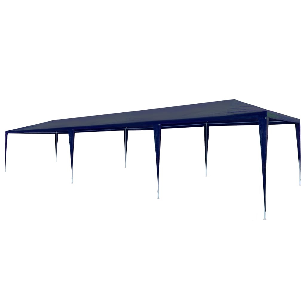 Blauwe Partytent 3x9m PE - 59% Korting