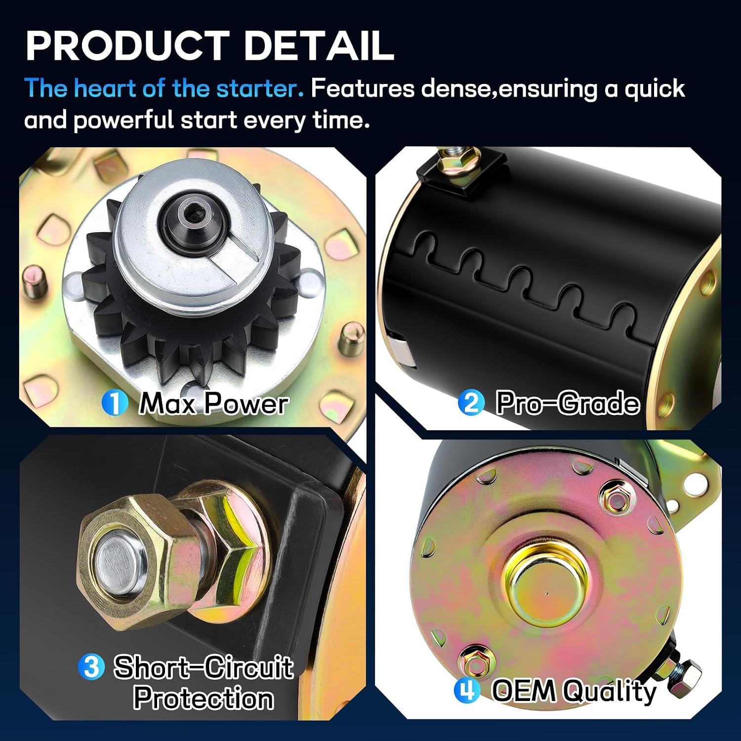 Elektrische Startmotor 12V voor B&S Motoren (51% Korting)