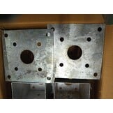 vidaXL Paalankers (4 stuks) 101 mm Gegalvaniseerd Metaal - 58% Korting