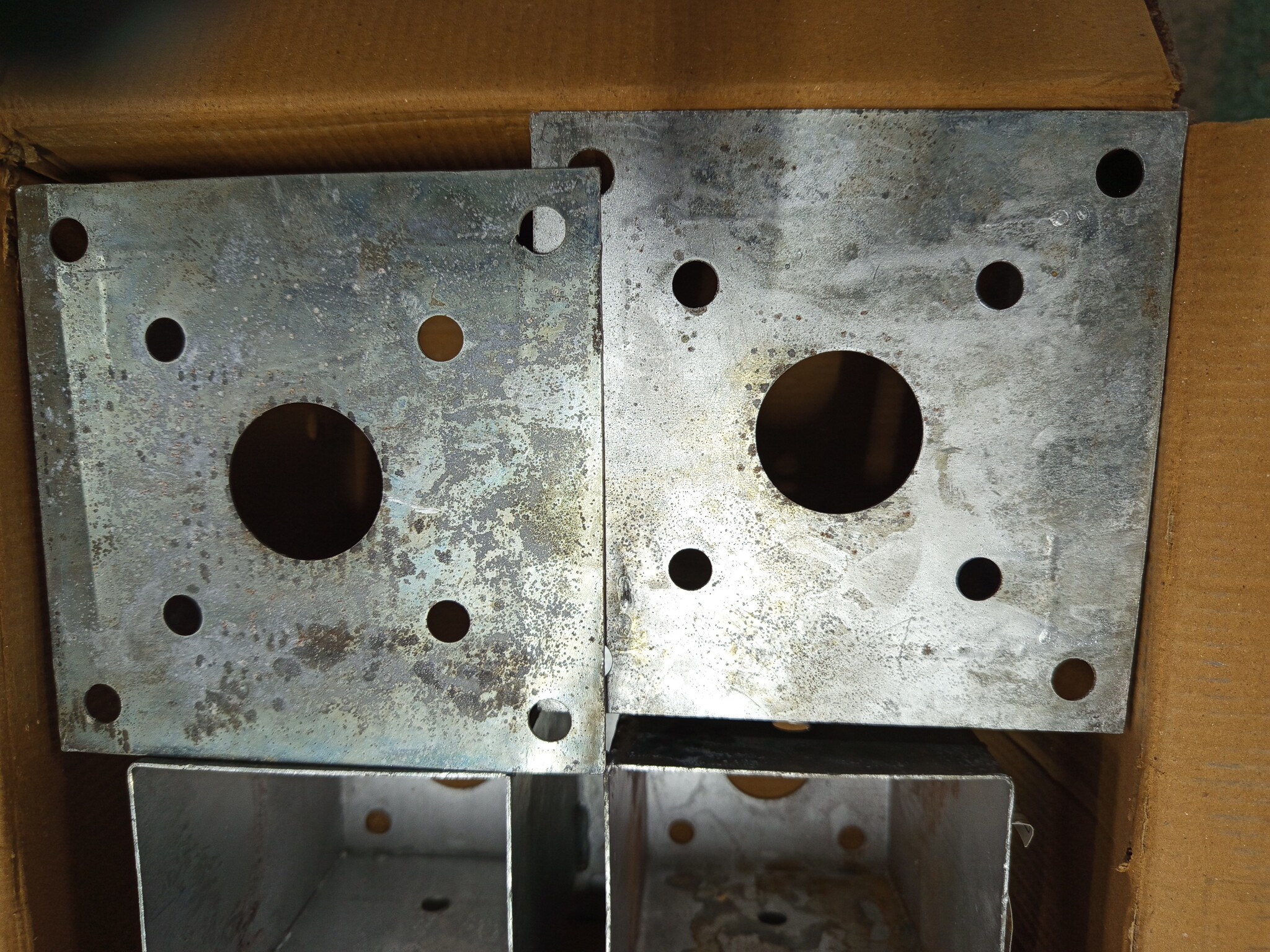 vidaXL Paalankers (4 stuks) 101 mm Gegalvaniseerd Metaal - 58% Korting