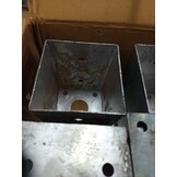 vidaXL Paalankers (4 stuks) 101 mm Gegalvaniseerd Metaal - 58% Korting