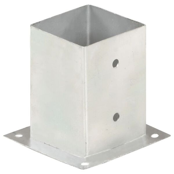 vidaXL Paalankers (4 stuks) 101 mm Gegalvaniseerd Metaal - 58% Korting