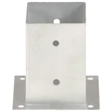 vidaXL Paalankers (4 stuks) 101 mm Gegalvaniseerd Metaal - 58% Korting