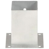 vidaXL Paalankers (4 stuks) 101 mm Gegalvaniseerd Metaal - 58% Korting