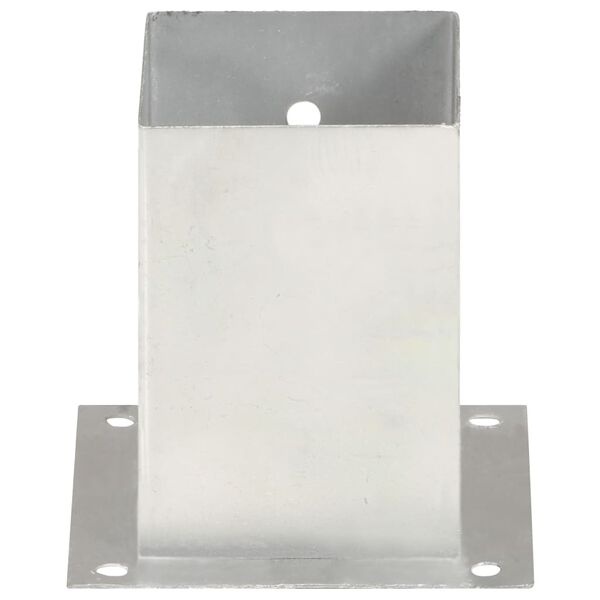 vidaXL Paalankers (4 stuks) 101 mm Gegalvaniseerd Metaal - 58% Korting
