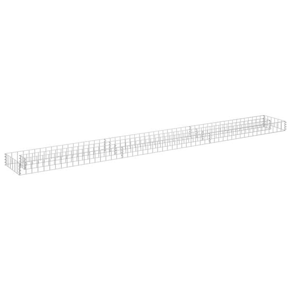 Verhoogde Gabion Plantenbak 270x30x10 cm Staal - 33% Korting