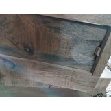 VidaXL Wandtafel Lade Bruin 120x33x75 cm Massief Mangohout (60% Korting)