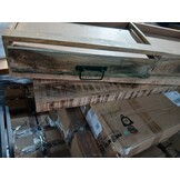 VidaXL Wandtafel Lade Bruin 120x33x75 cm Massief Mangohout (60% Korting)