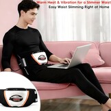Verwarmende Vibratiemassageband - Taille & Buik Trainer (34% Korting)
