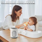 8-in-1 Flessenwarmer Wit - Snel & Veilig Babymelk Verwarmen - 32% Korting