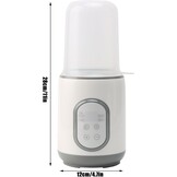 8-in-1 Flessenwarmer Wit - Snel & Veilig Babymelk Verwarmen - 32% Korting