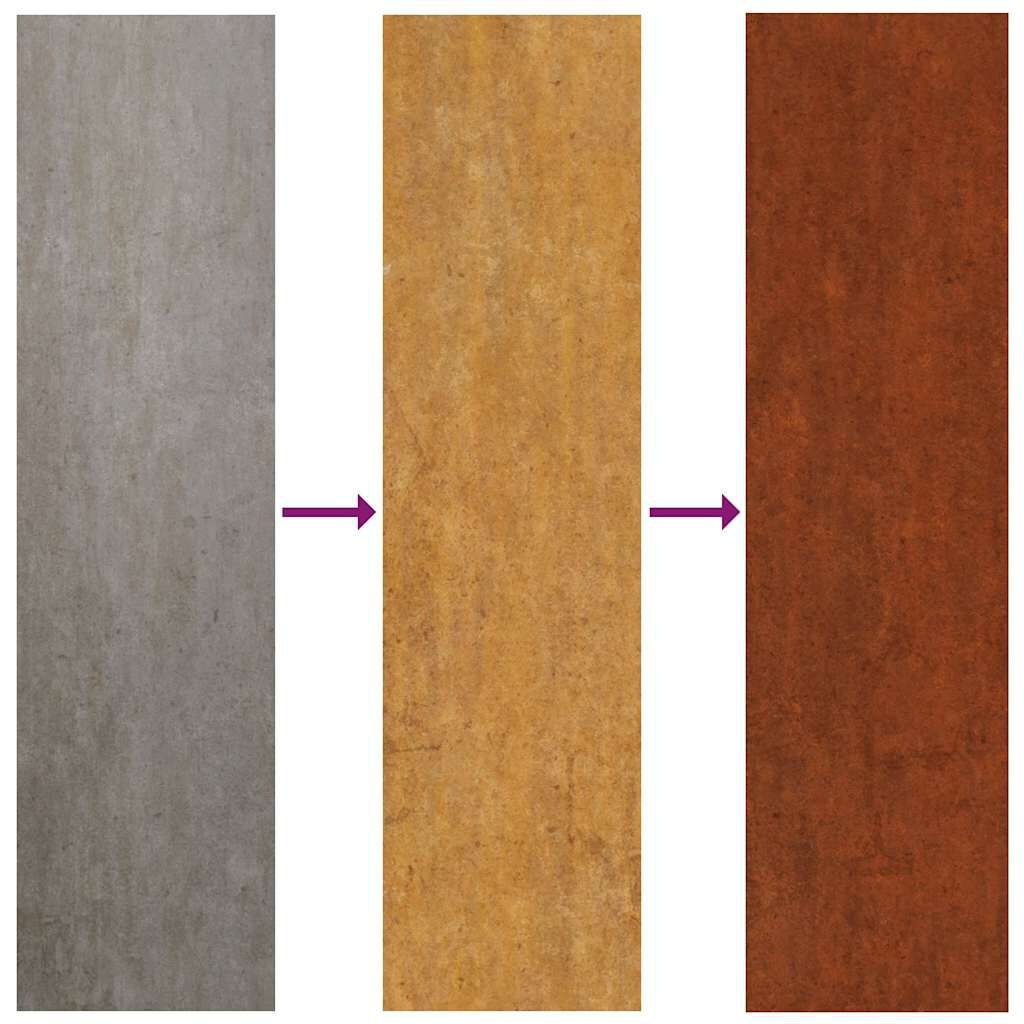 Plantenbak VidaXL Staal Roestig 120x80x40 cm - 34% Korting