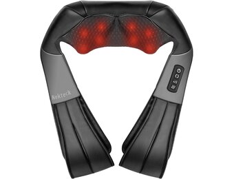 Shiatsu Nek- en Rugmassageapparaat met Warmte - 34% Korting