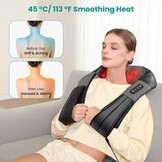 Shiatsu Nek- en Rugmassageapparaat met Warmte - 34% Korting