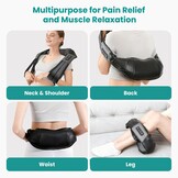 Shiatsu Nek- en Rugmassageapparaat met Warmte - 34% Korting