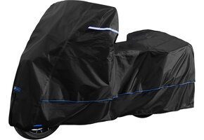 Zwarte Motorhoes 230x100x143,2cm - 420D Oxford, Hittebestendig tot 550°C (34% Korting)