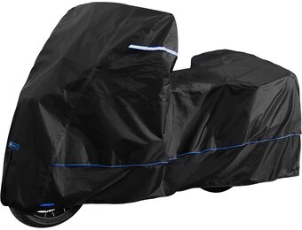 FENRIR Motorhoes Zwart - Weerbestendig & Hittebestendig - 230x100x143,2 cm