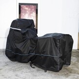 FENRIR Motorhoes Zwart - Weerbestendig & Hittebestendig - 230x100x143,2 cm