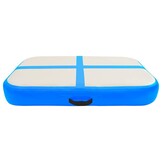 Opblaasbare Gymnastiekmat met Pomp - 60x100x20 cm Blauw - 59% Korting