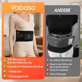 Verwarmde Rugband met Massage - 7 Warmte-/Massagestanden - Zwart - 33% Korting