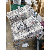 Luxe logeermatras - newspaper - camping matras - reismatras - opvouwbaar matras - 200 x 70 x 15 - met kussens