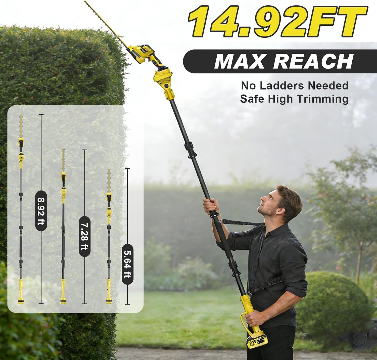 2-in-1 Accu Heggen- en Grasschaar (54% korting)