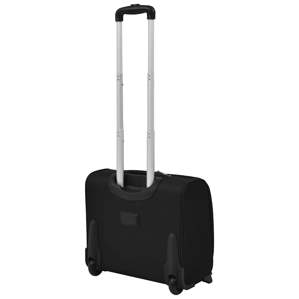 vidaXL Pilotentrolley zwart