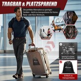 Fitnessbandenset, 68 kg, 5 verschillende sterktes, weerstandsbanden, set met handgrepen, enkelriemen en deuranker, draagbare rugzak, voor binnen en buiten