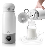 Draagbare Flessenwarmer 500ml - Snel Opwarmen 3-5 min - Instelbaar 25-50°C - 58% Korting