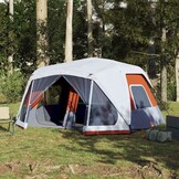 VidaXL Tent 10 Pers. Snelontgrendel & LED 35% Korting