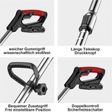 24V Accu Grastrimmer - Draadloos, Telescopisch met 2 Batterijen - 34% Korting!