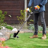 24V Accu Grastrimmer - Draadloos, Telescopisch met 2 Batterijen - 34% Korting!
