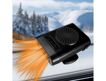 Autoverwarming, draagbare 12 V autoverwarming voor de winter, anti-condens, auto-ontdooier, snel opwarmende voorruitontdooier, ventilatorkachel voor auto, stekker in de auto sigarettenaansteker