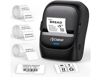 Draagbare Mini Etikettenprinter met Bluetooth - 34% Korting!