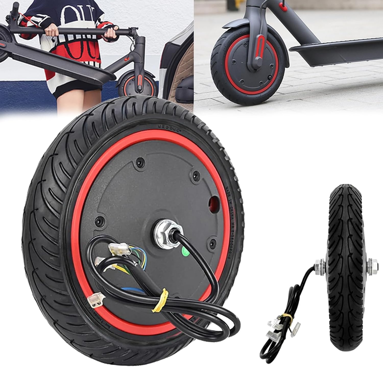 Scooter Motor Reservewiel Massief Rubber - 36V 350W - Xiaomi Pro/Pro2 (34% Korting)