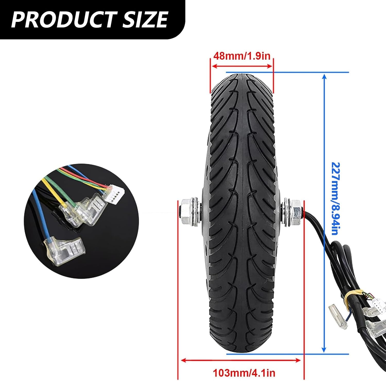 Scooter Motor Reservewiel Massief Rubber - 36V 350W - Xiaomi Pro/Pro2 (34% Korting)