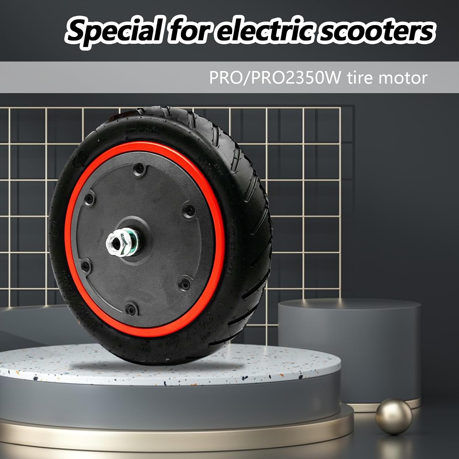 Scooter Motor Reservewiel Massief Rubber - 36V 350W - Xiaomi Pro/Pro2 (34% Korting)