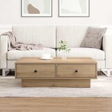 Salontafel Artisan Eiken 90x90x28 cm - 35% Korting