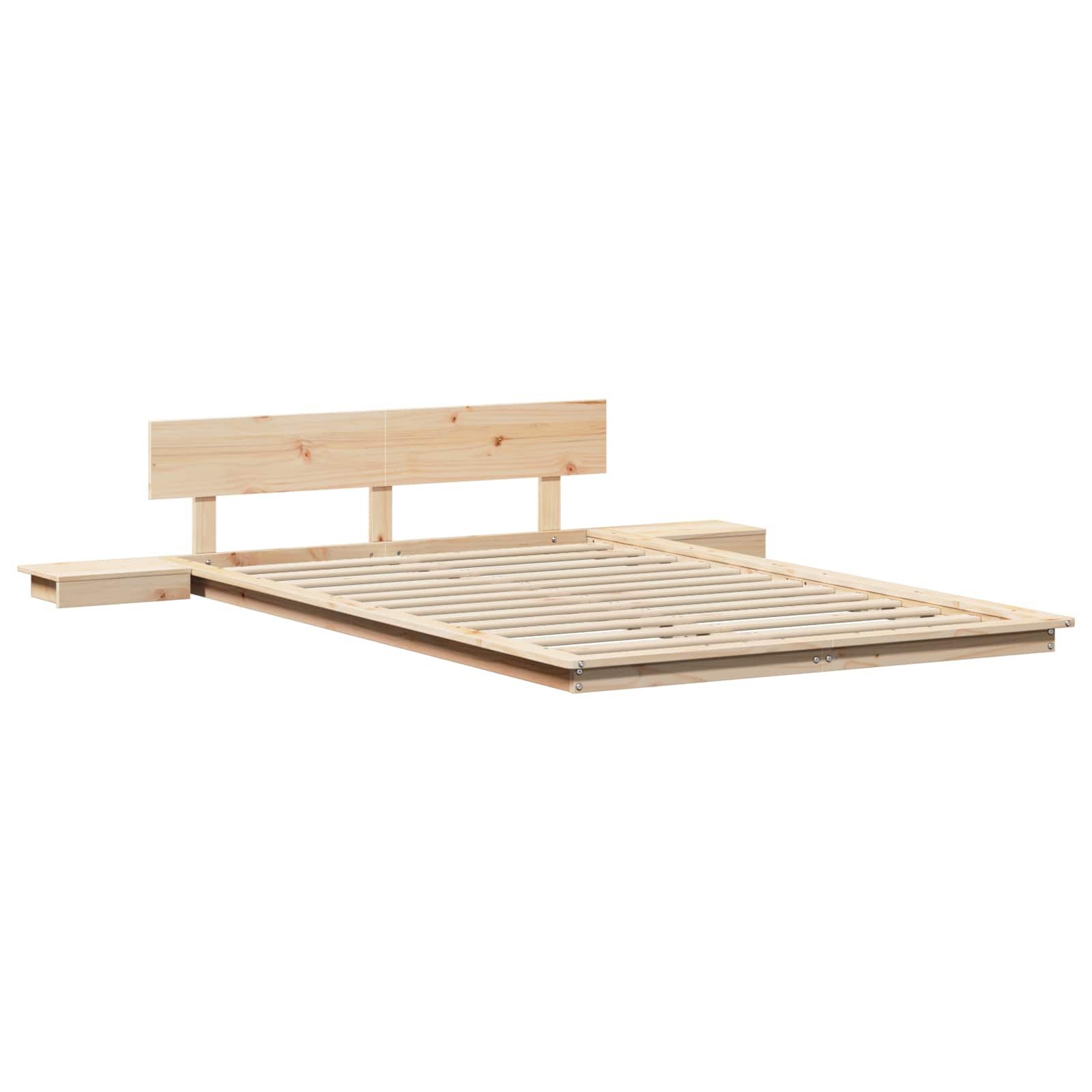 vidaXL Bedframe Hout Bruin 120x200 cm - 35% Korting
