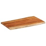 Acaciahout Tafelblad Rechthoekig Natuurlijke Rand 110x60 cm - 34% Korting