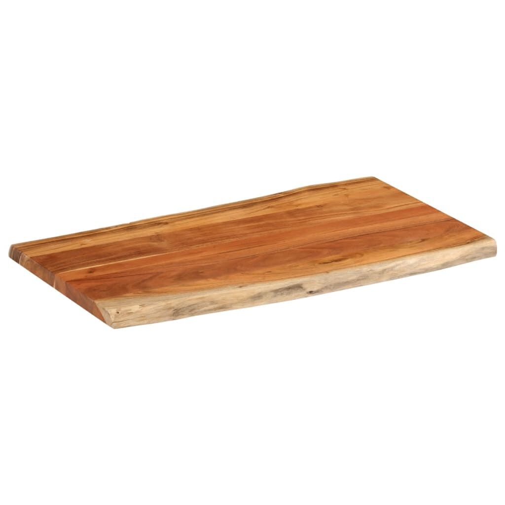 Acaciahout Tafelblad Rechthoekig Natuurlijke Rand 110x60 cm - 34% Korting