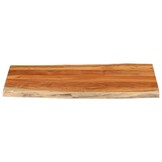 Acaciahout Tafelblad Rechthoekig Natuurlijke Rand 110x60 cm - 34% Korting