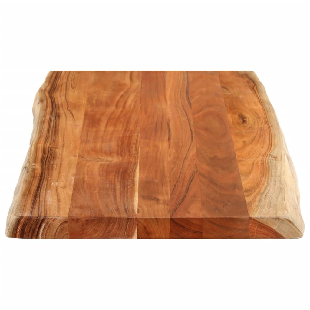 Acaciahout Tafelblad Rechthoekig Natuurlijke Rand 110x60 cm - 34% Korting