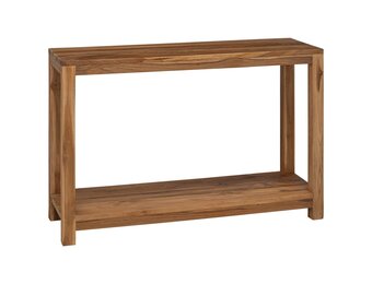 VidaXL Wandtafel Massief Teakhout Naturel 110x35x75 cm - 35% Korting