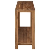 VidaXL Wandtafel Massief Teakhout Naturel 110x35x75 cm - 35% Korting