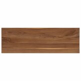 VidaXL Wandtafel Massief Teakhout Naturel 110x35x75 cm - 35% Korting