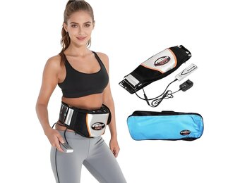 Verwarmende Vibratiemassageband - Taille & Buikspiertraining - 34% Korting