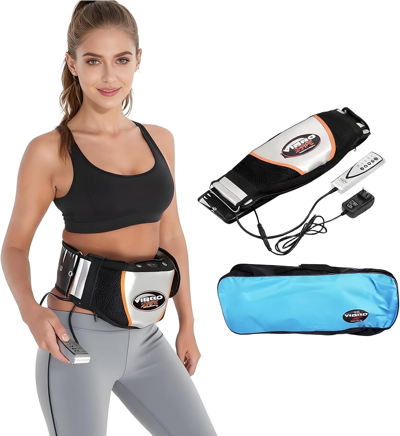 Verwarmende Vibratiemassageband - Taille & Buikspiertraining - 34% Korting